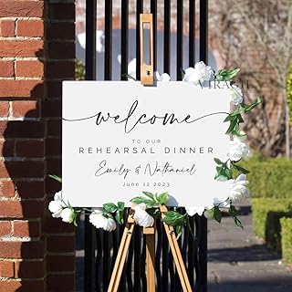 Personalized Wedding Welcome Sign, Rehearsal Dinner Sign, Rehearsal Sign, Rehearsal Dinner Wedding Sign, Welcome To Our Wedding Signs, Rehearsal Dinner Welcome Signs