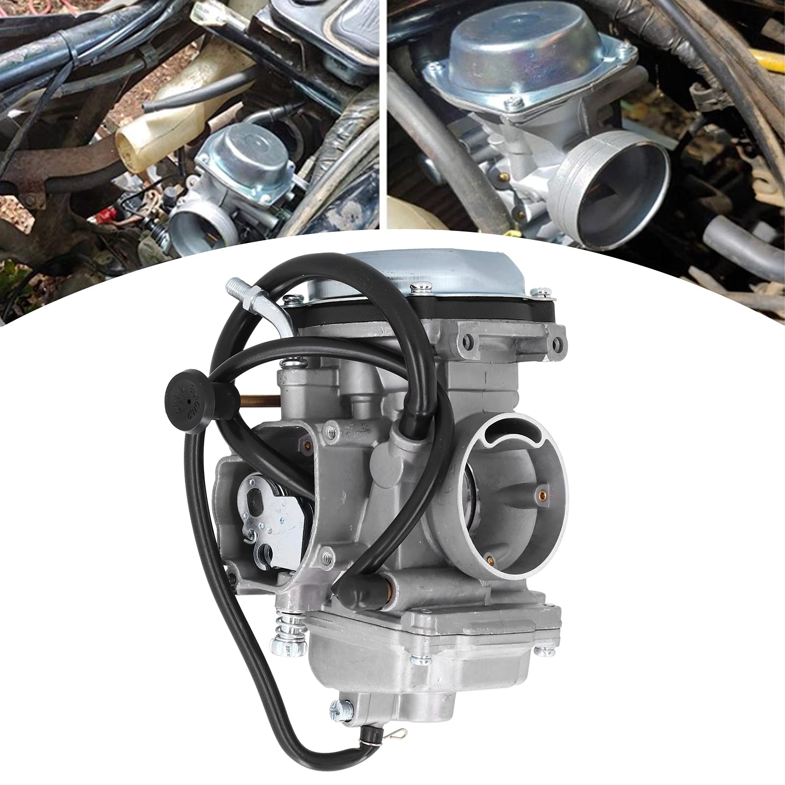 Carburatore per moto, sostituzione del carburatore ATV in lega di alluminio per Yamaha Bear Tracker 250 YFM250X 1999-2004