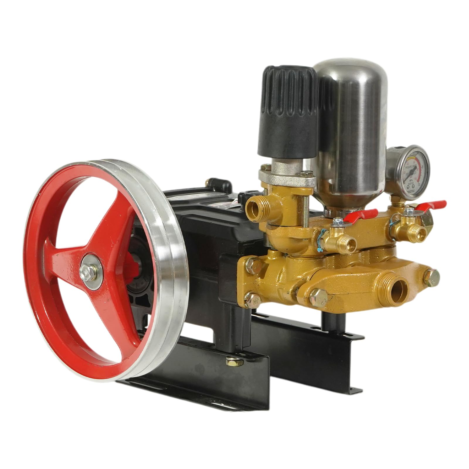 Crown Tractor-Mounted HTP-22 Sprayer Pump | Triplex 3-Piston High Pressure | 14–22 L/min Output | Suitable for Fertilizer, Pesticide, Car Washing & Agriculture Spraying Use-image-37