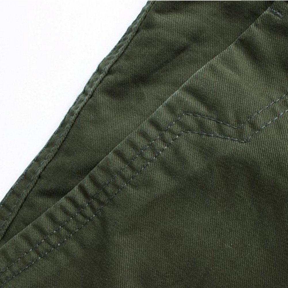 Uomo Estate Outdoor Pantaloni da lavoro Fitness Traspirante comodo Pantaloni in cotone Sport Pantaloni da arrampicata, Verde 1, 36