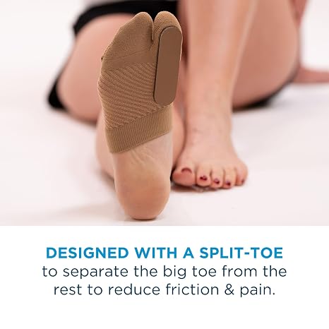 OrthoSleeve Turf Toe Brace TT3 specifically designed to treat and prevent Hallux Limitis and relieve pain from big toe fractures (S/M Left Foot)