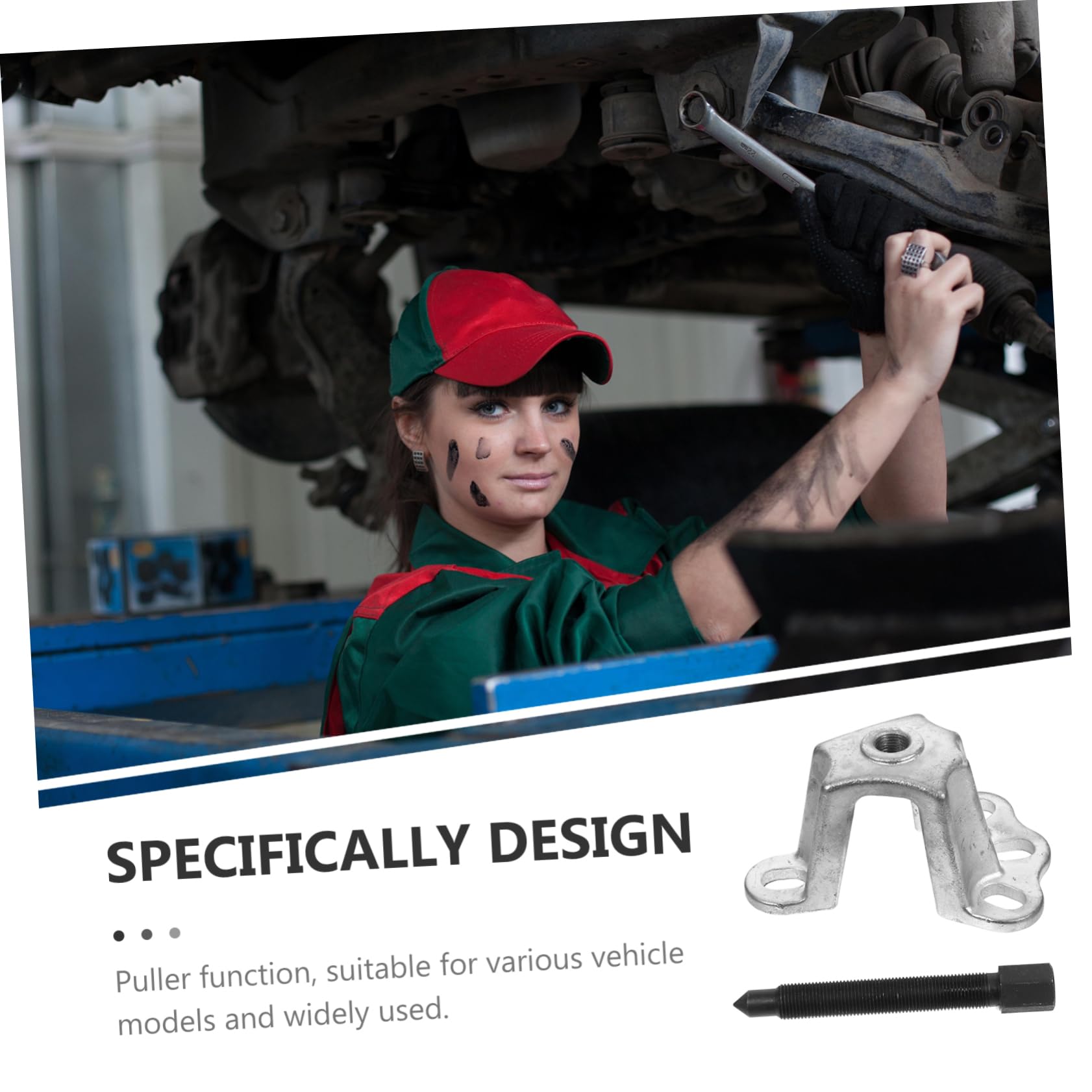 CHILDWEET Brake Drum Puller Auto Hub Puller Tool Front Hub Puller Slide Hammer Bearing Puller Front Wheel Hub Removal Tool Gasket Remover Wheel Puller Axle Remover Tool Axle Puller Tool