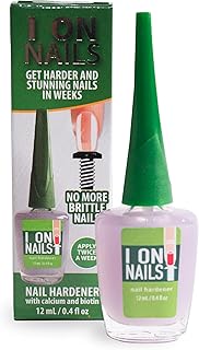 I On Nails: Ultimate Nail Strengthener, Growth & Repair, Clear Polish Hardener, Keratin Treatment for Damaged Nails - Hard as Nails Elixir.