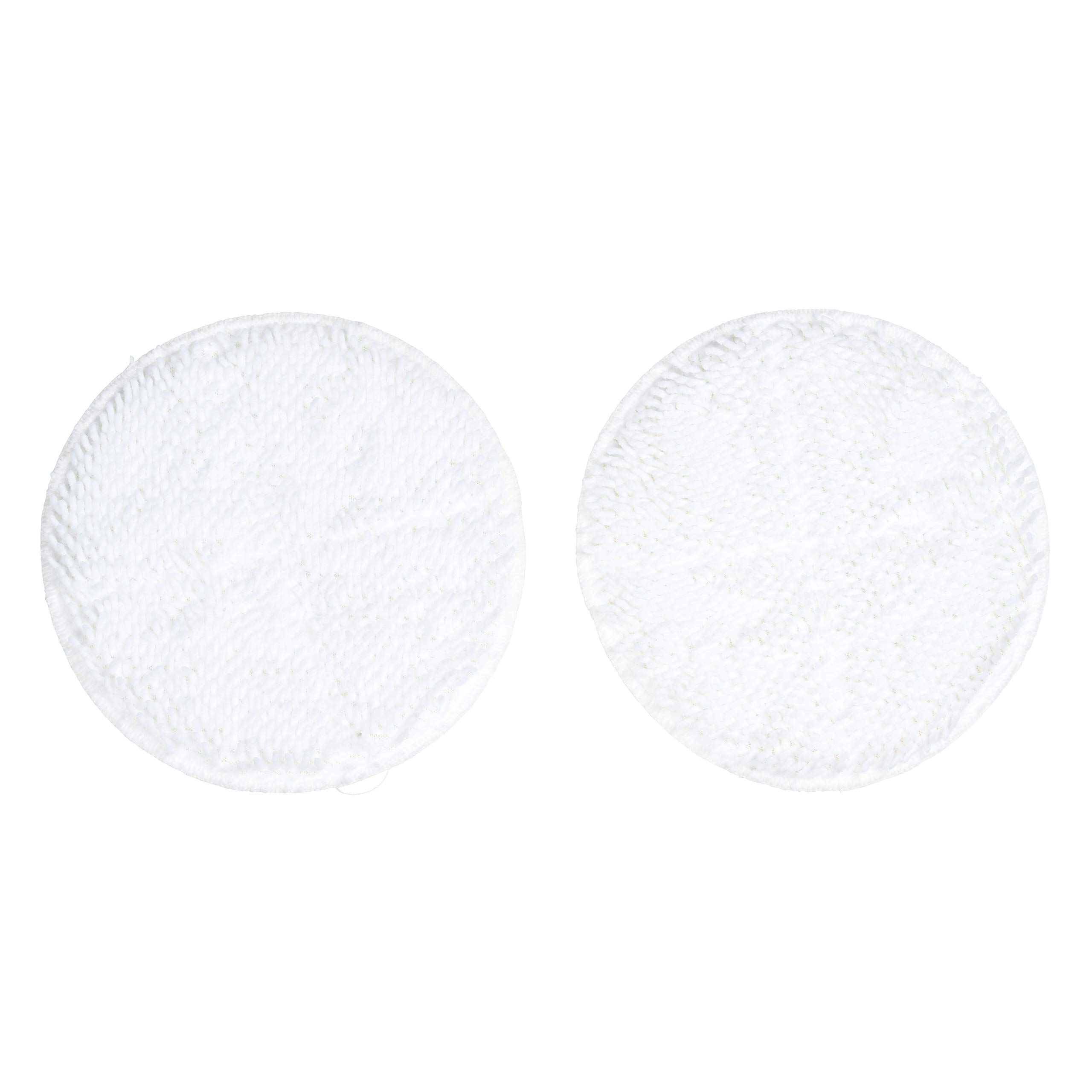BeldrayBEL01209 Spinmax Cordless Floor Cleaner Replacement Polishing Pads | Ideal for Wood or Hard Floor Surfaces | White | Set Of 2 | Machine Washable