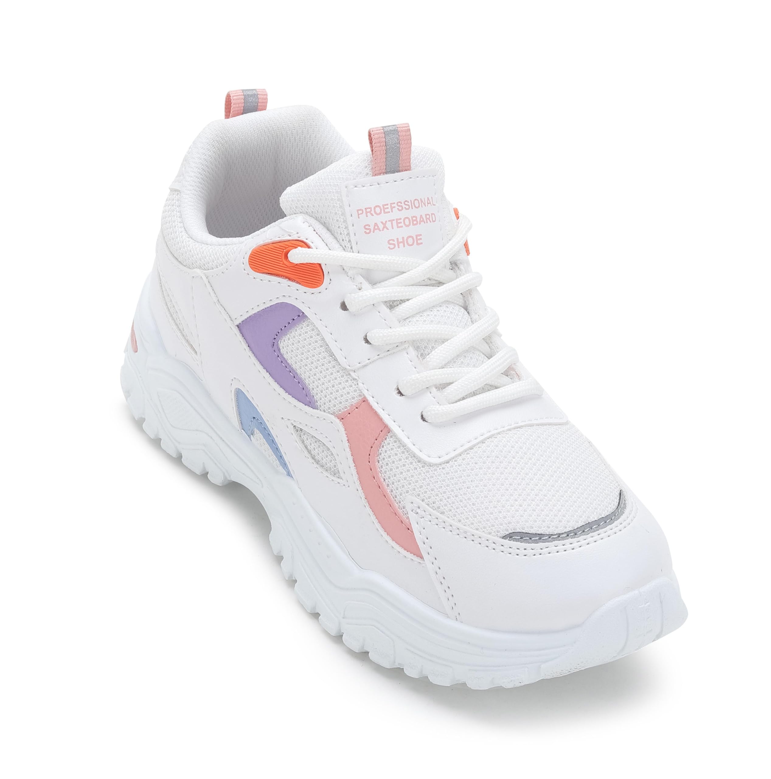CASSIEY Womens Sport Lightweight Casual Sneaker for Women and Girls | Girls Sneaker Shoes with Soft Cushion- Peach (B0CVB6J62S) Amazon Price History, Amazon Price Tracker