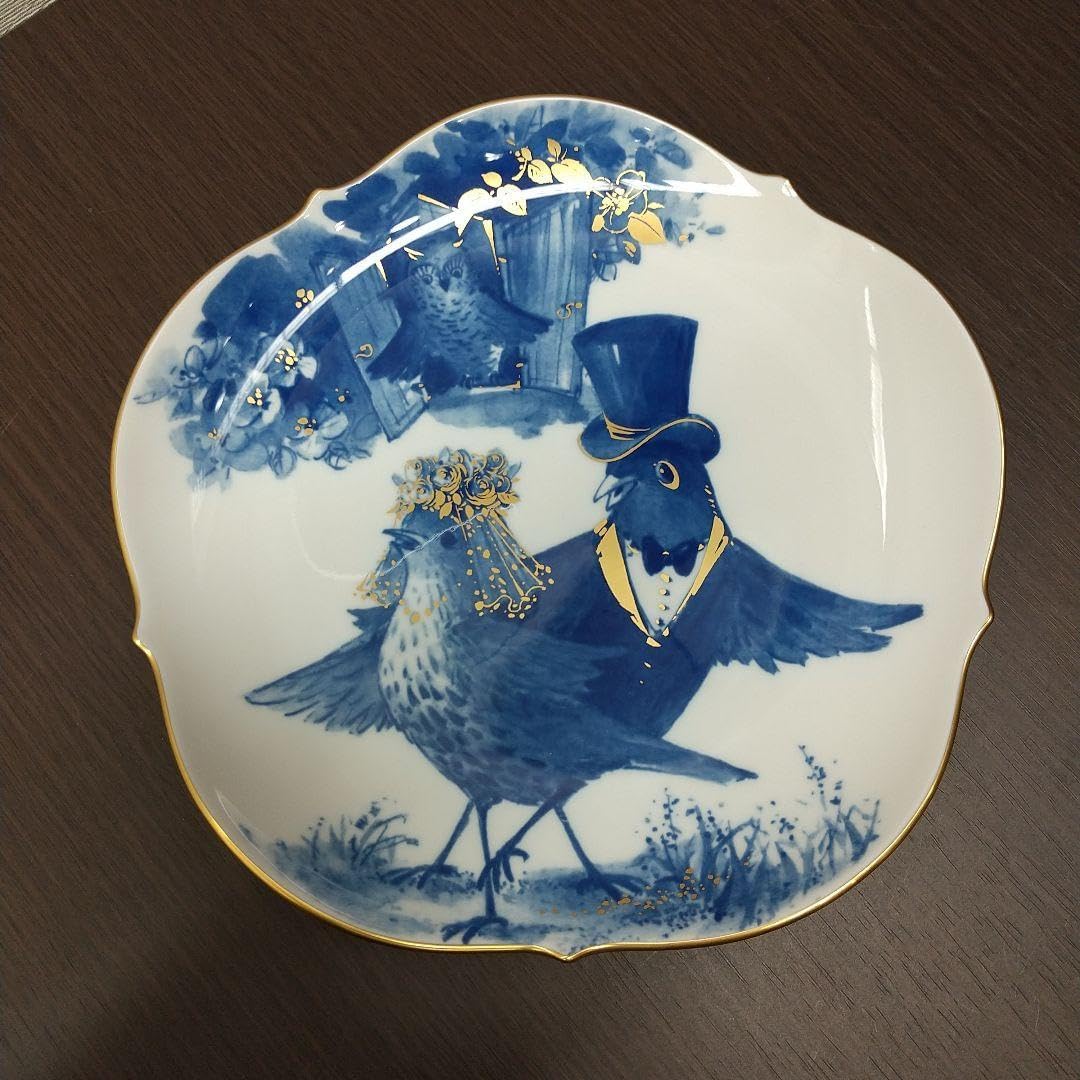 マイセン　メモリアルプレート　2004年　鳥の結婚式　飾り皿 マイセン 2004年 メモリアルプレート 鳥の結婚式 イヤープレート