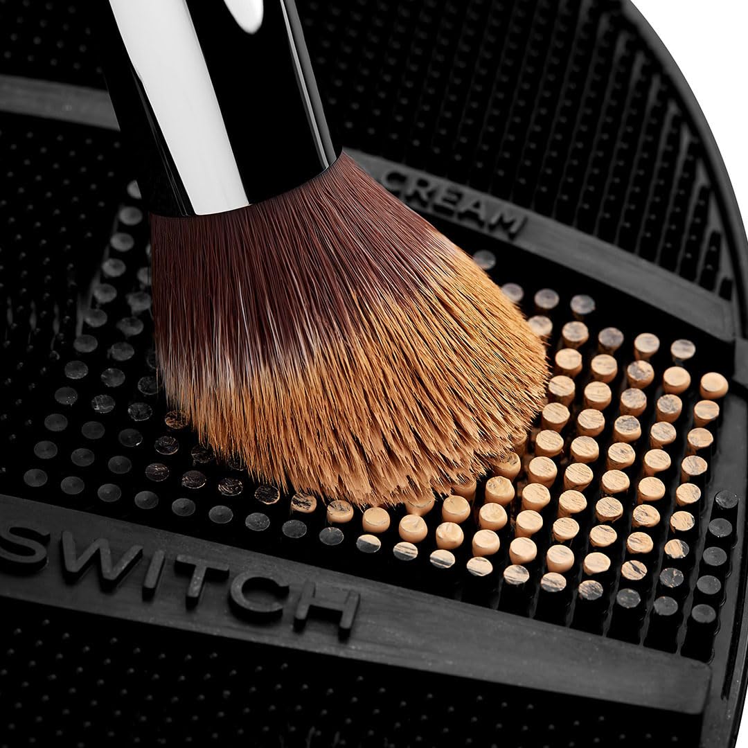 Sigma Beauty Switch - Color Switch Cleaner Mat, Miękka Silikonowa Tekstura - Kremowa, Płynna, Pudrowa Baza Pod Makijaż - Dwustronna, Gąbka I Czyszczenie Pędzli - Rozwiązanie Dla Narzędzi Kosmetycznych