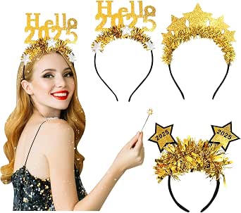 VitalCozy 3-Pack Happy New Year Tablecloths | 54x108 Inch Black & Gold Disposable Plastic Covers | 2025 Party Supplies - View #8