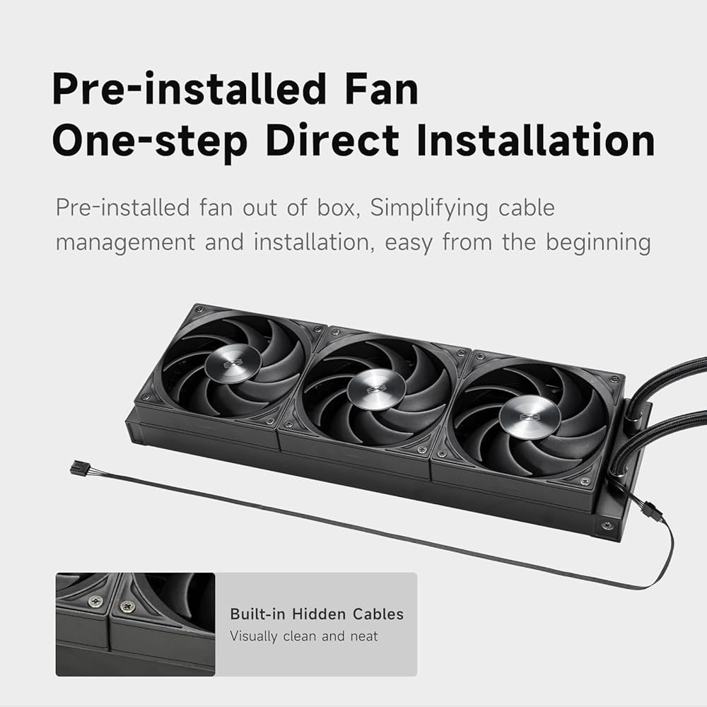 Amazon.co.jp: PCCOOLER AIO CPUクーラー液体冷凍庫 - 3パック F5 R120