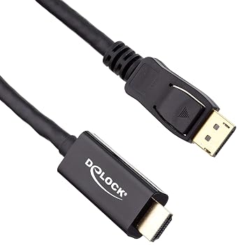 Delock Active DisplayPort 1.2 to HDMI Cable 4K 60 Hz 1 m