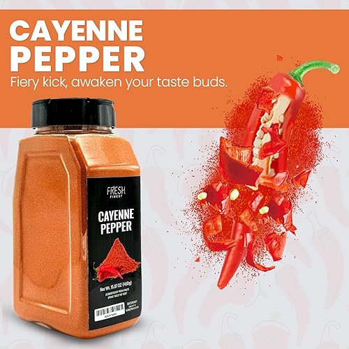 Miniatura 73 de Fresh Finest Cebolla en polvo, 11 oz (330 g), cebollas molidas prémium para un sabor auténtico, empaquetadas en un recipiente duradero