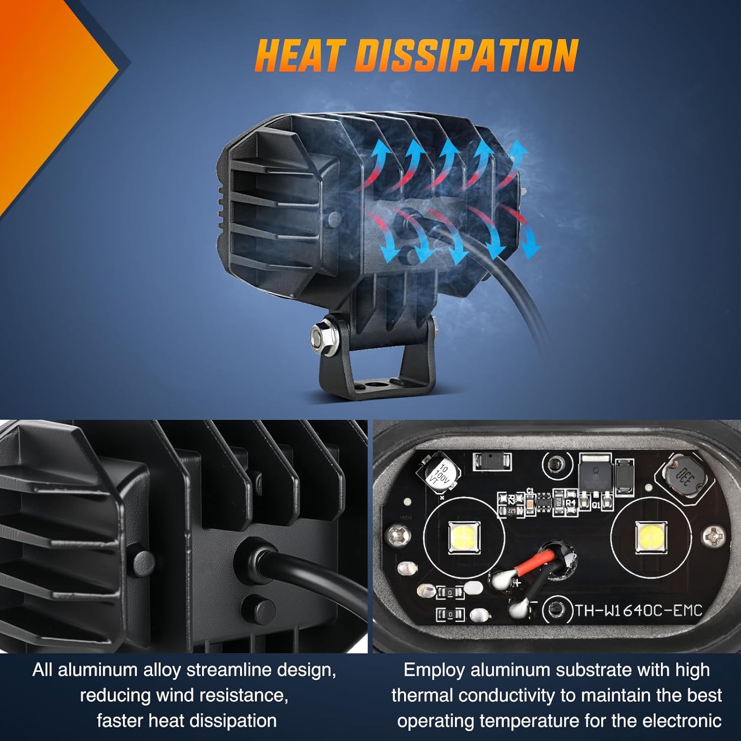 Nilight LED Pod Light 24W 4 Inch 2PCS White Flood Beam Driving Lights LED Pods IP67 Waterproof Auxiliary Offroad Lighting for Truck Tractor SUV ATV UTV Golf Cart Boat Motorcycle Dirt Bike