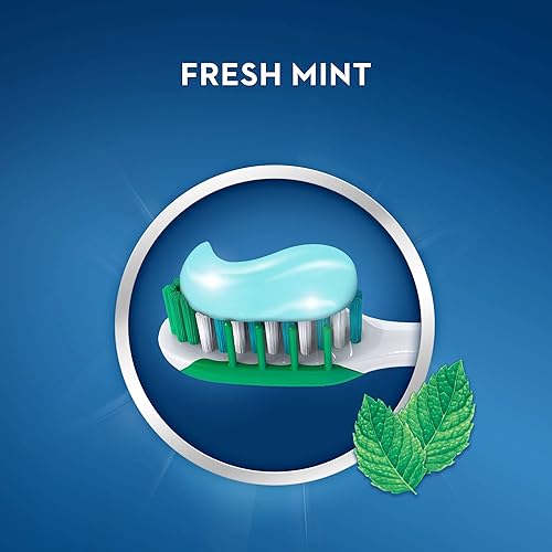 Miniatura 6 de Crest Borrador de manchas blancas 3D - pasta de dientes blanqueadora menta fresca 35 onzas paquete de 2