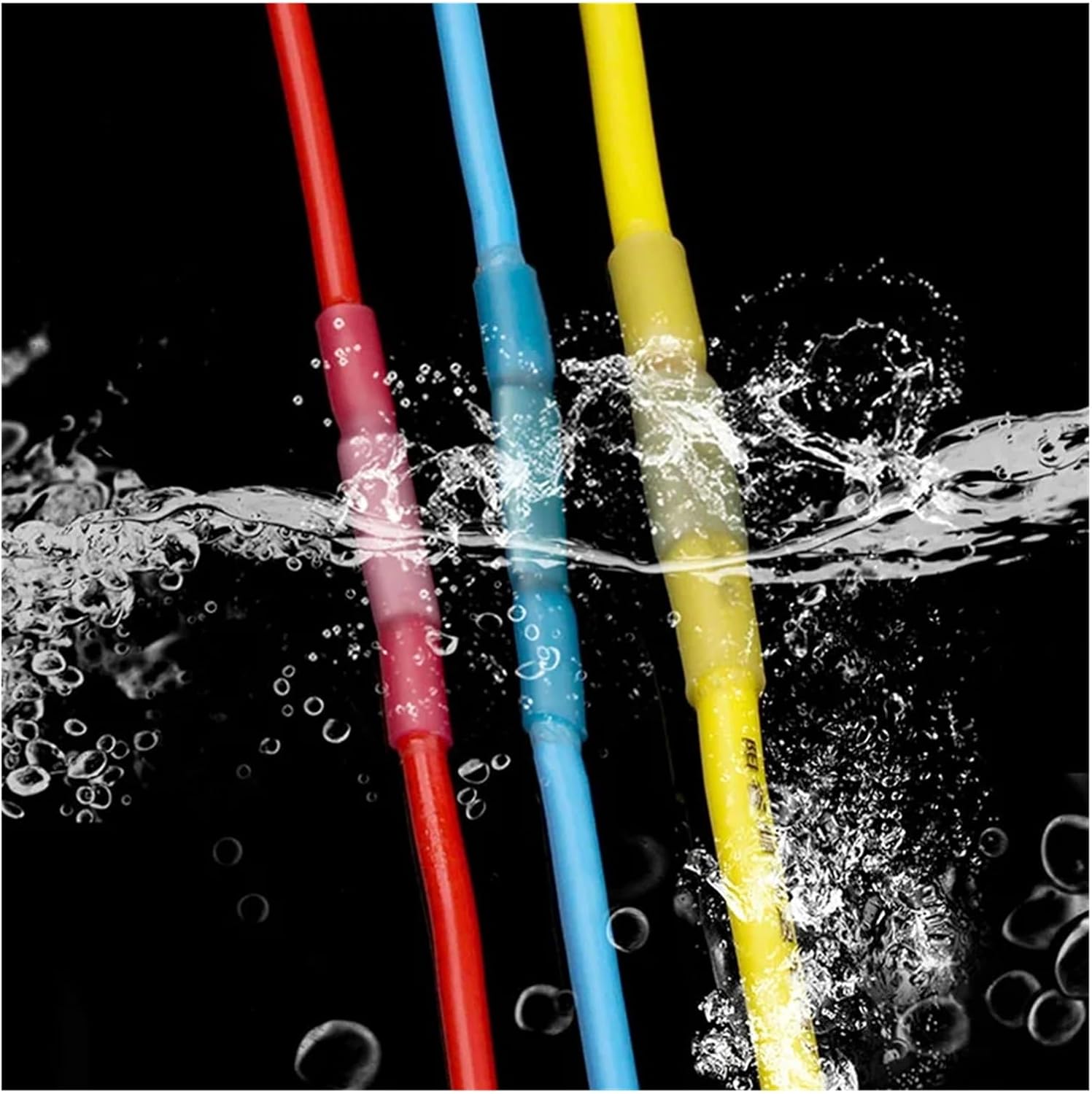 200-Pack Assorted Heat Shrink Butt Connectors - Waterproof Wire Connectors - Insulated Crimp Terminal Kits