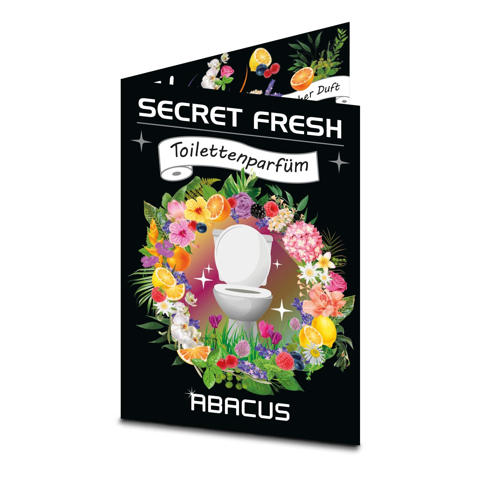 ABACUS® Secret Fresh Toilettenparfüm Alpenfrische, Toiletten Parfüm – verhindert Gerüche & schützt vor peinlichen Situationen – Toiletten Parfum, Secret Fresh Toilettenparfüm 3x 50 ml (7636)