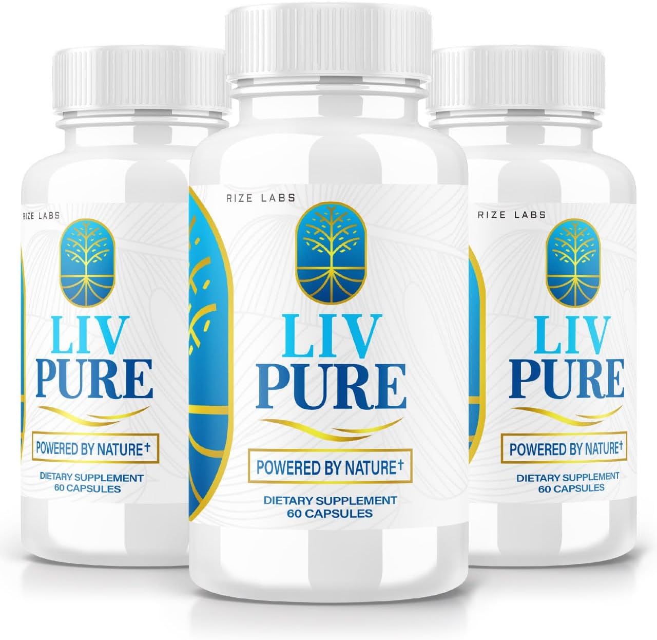 LivPure Powered by Nature - Advanced Formula - Pure Support Dietary Supplement for Liver Support, Extra Strength, Vegan, Liver Function Pills (180 Capsules)