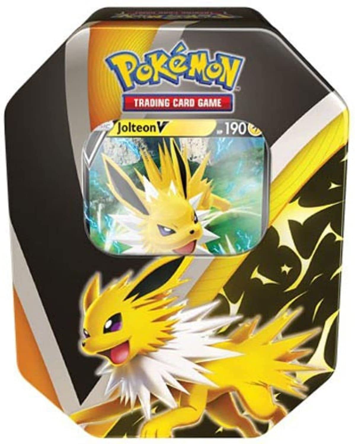 Amazon.com: Pokemon TCG: 2021 Fall Eevee Evolutions Jolteon V Tin : Toys &  Games