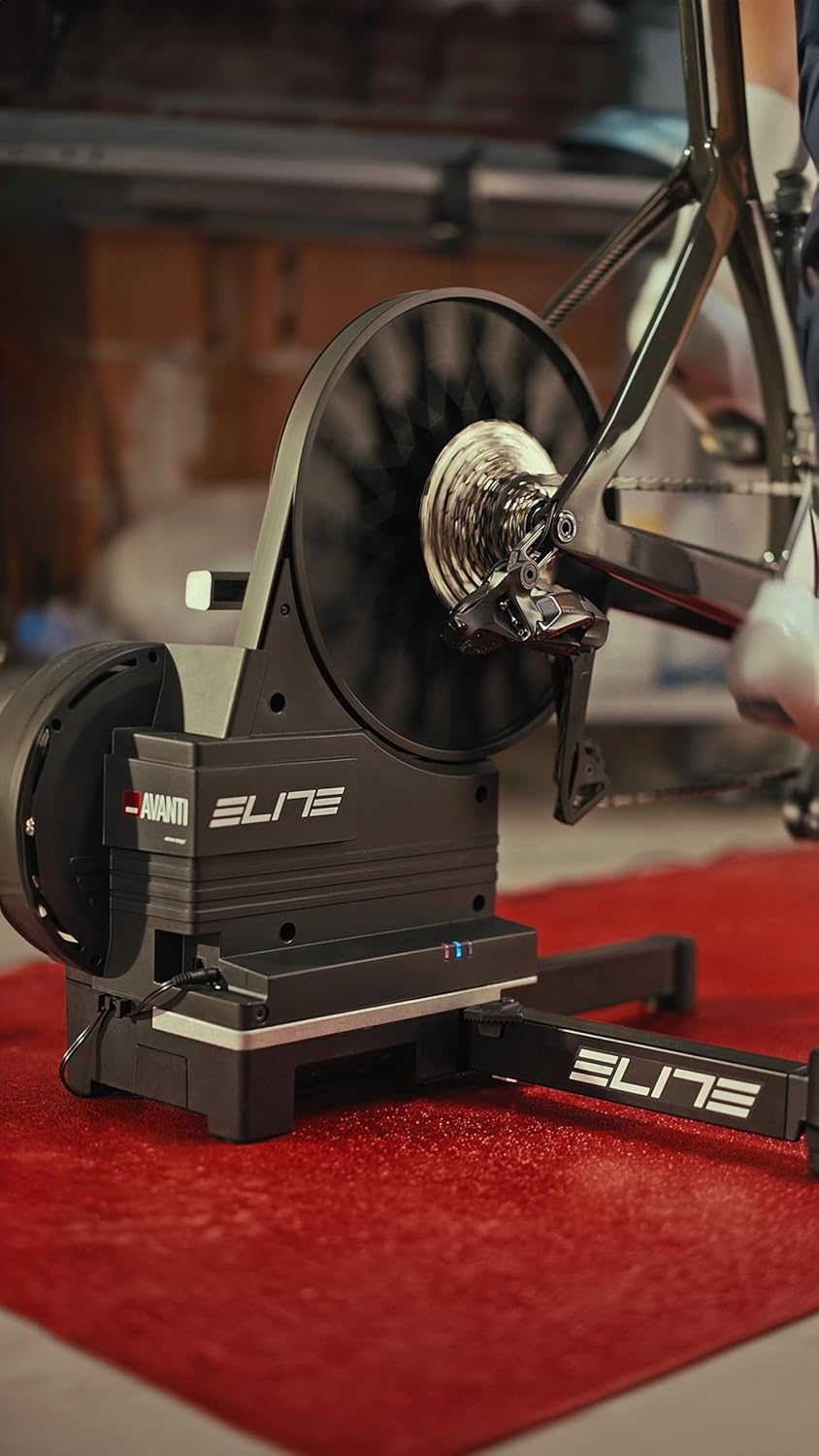 Elite Avanti Smart Trainer – Standard or Zwift Bundle – Direct Drive Bike Trainer, Professional Indoor Cycling, ±1% Power Accuracy, WiFi + Bluetooth, 2100W, 18% Climb