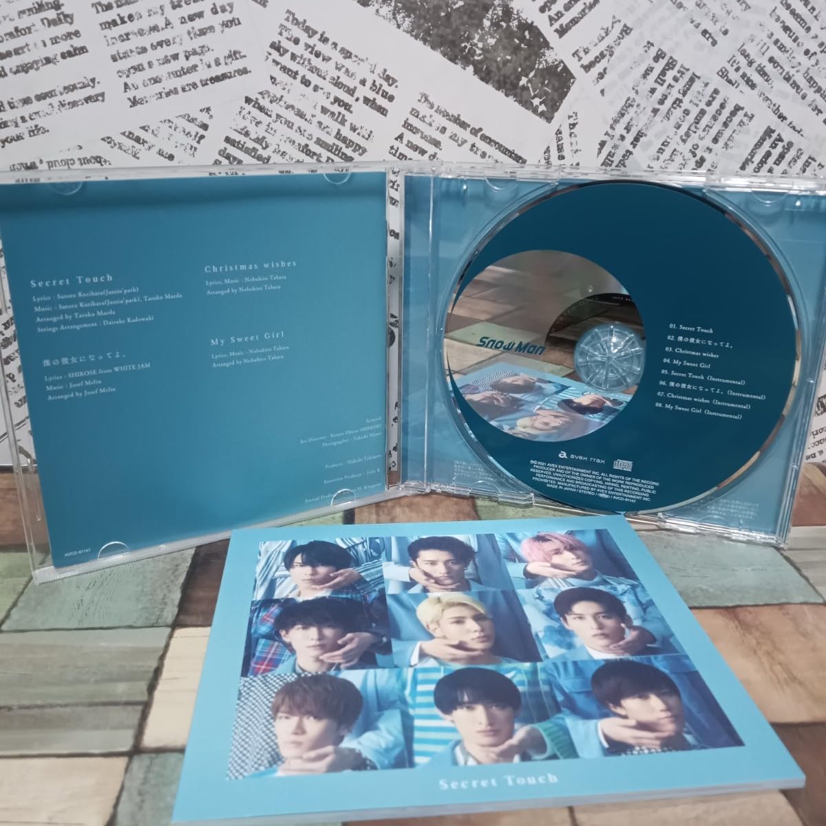 アイドル Snow Man - SnowMan Secret Touch CD SNOW MAN Secret Touch First Press Type A Ltd/Ed JAPAN J-POP