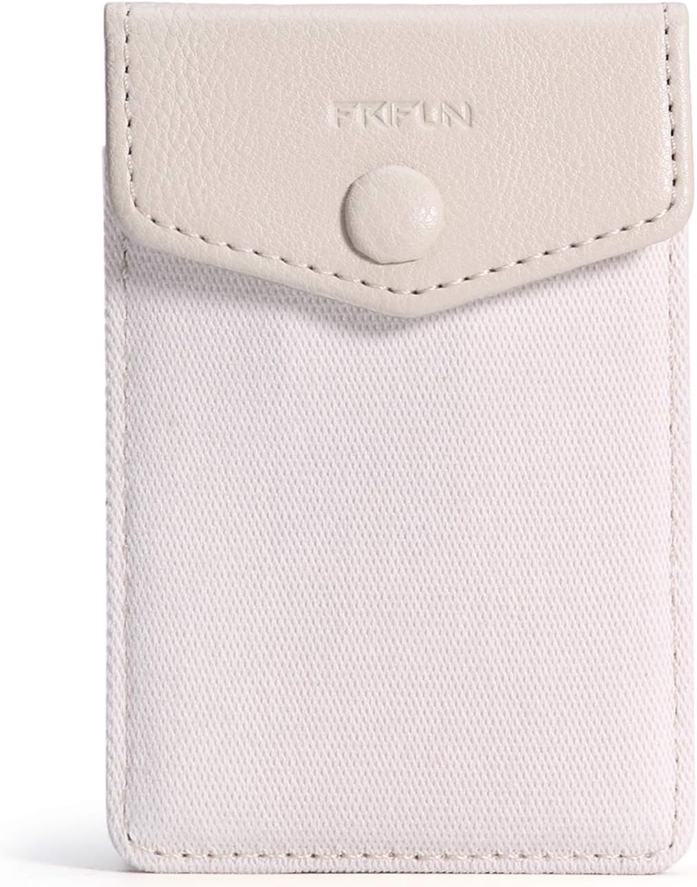 FRIFUN Ultra-Slim Self Adhesive Credit Card Leather Wallet
