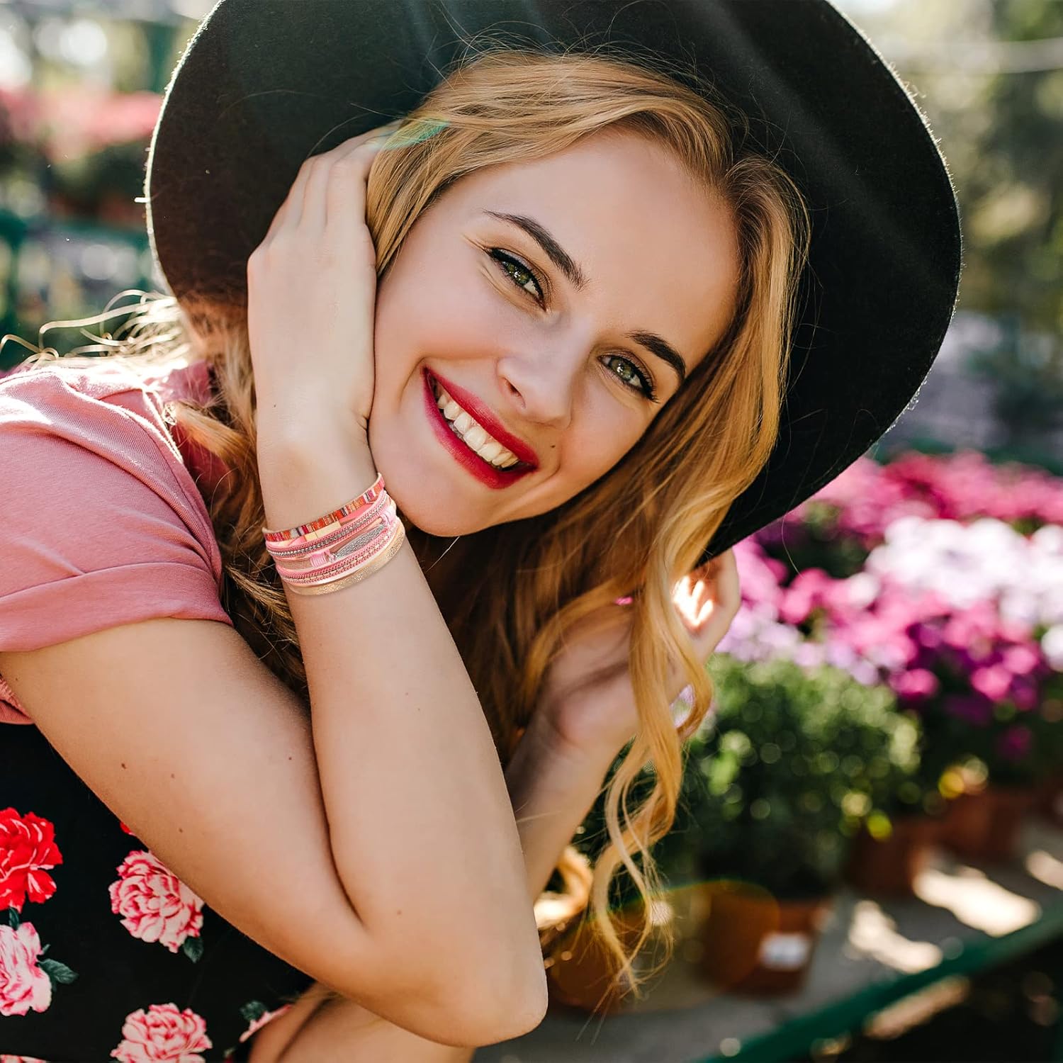 Long tiantian Western Bracelets for Women Boho Leather Wrap Bracelets Turquoise Bracelet Western Jewelry Country Concert Outfits - Image 6