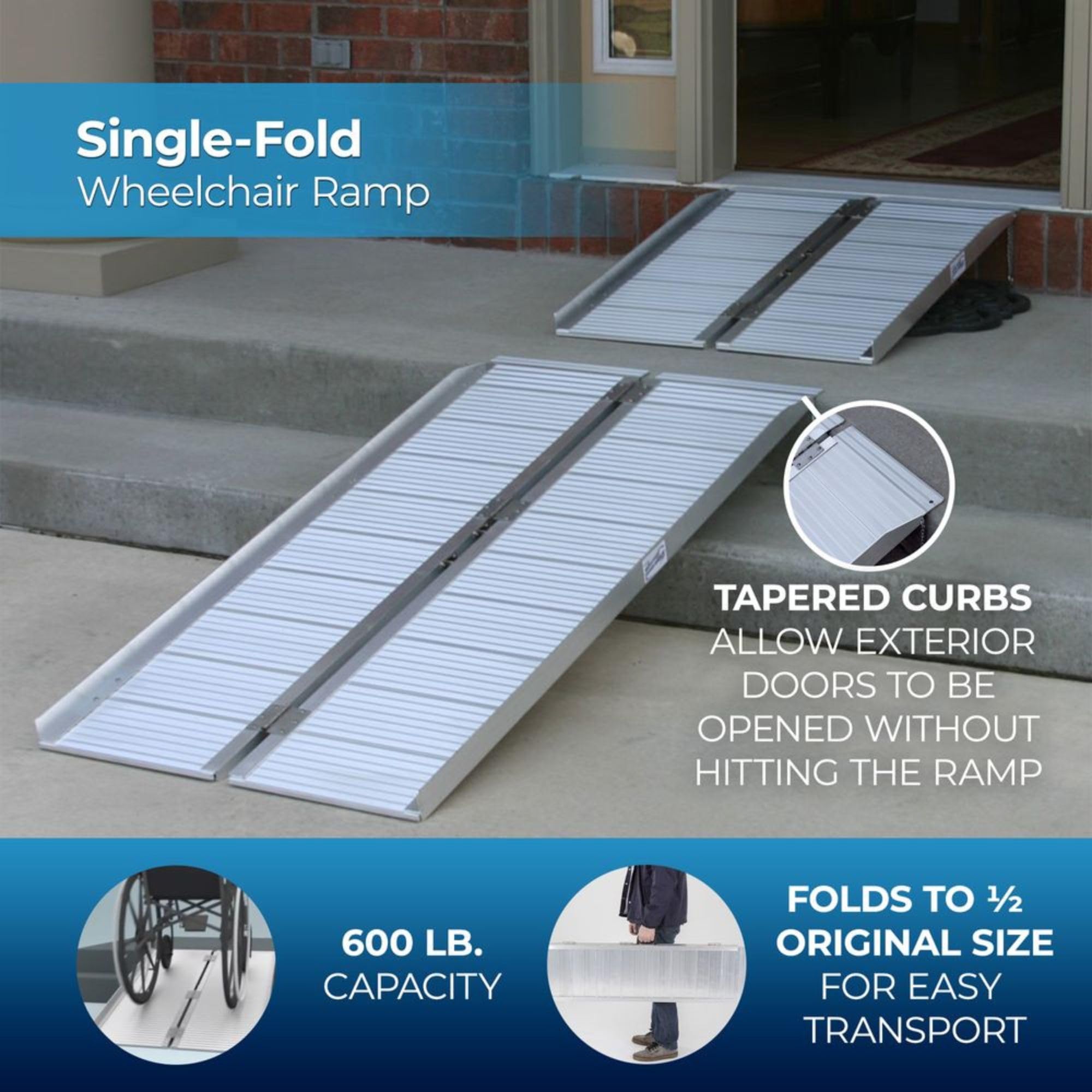 Discount Ramps Rage Powersports SCG-2 - Rampa de Movilidad/Utilidad de un Solo Pliegue