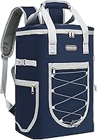 Vista 1 de Backpack Cooler Backpack 26 Cans Insulated Leak Proof for Women Men Beach Camping Picnic Fishing Hiking Lunch Backpack Waterproof Cooler