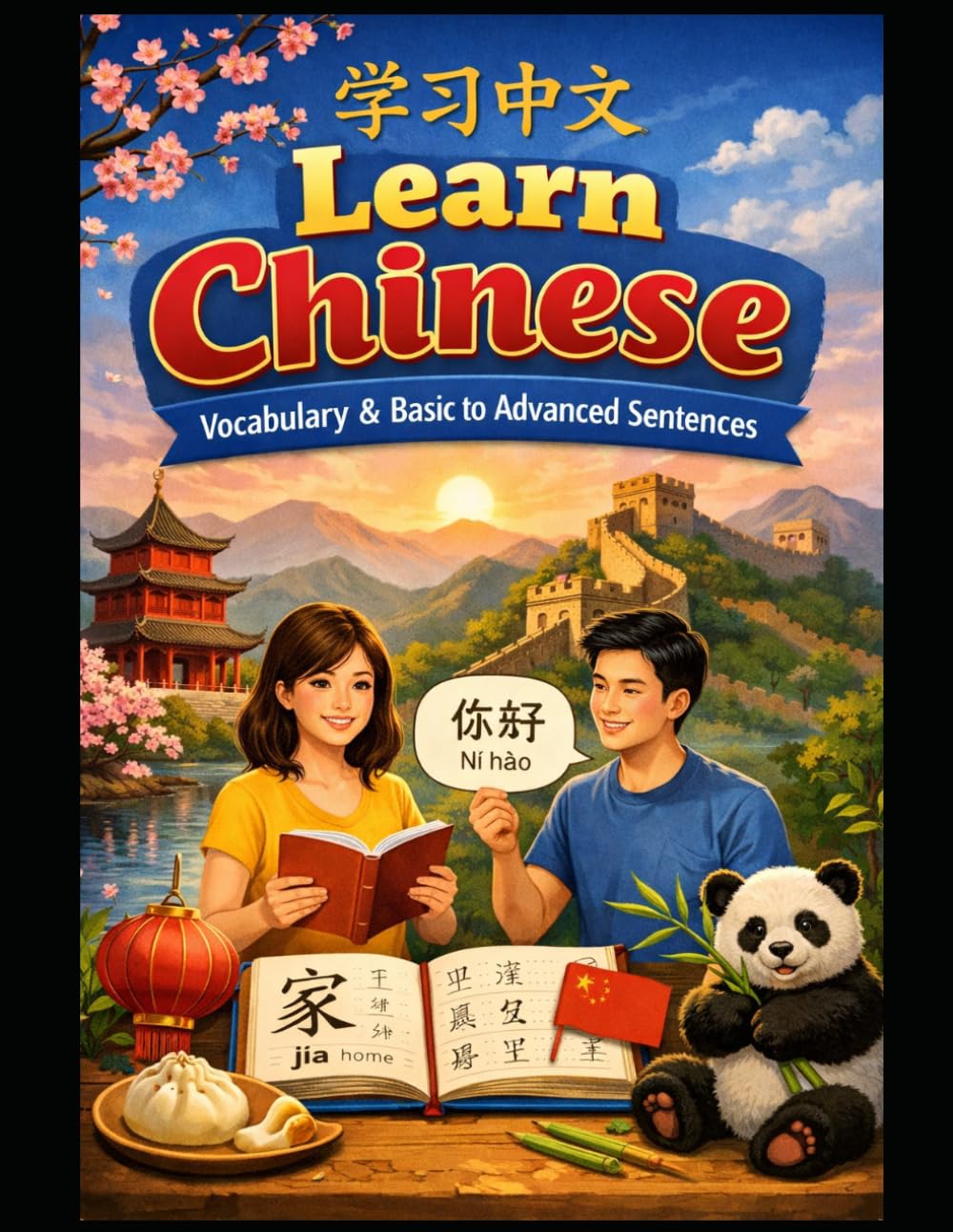 Learn Chinese | Vocabulary and Basic to Advanced Sentences | For Beginners