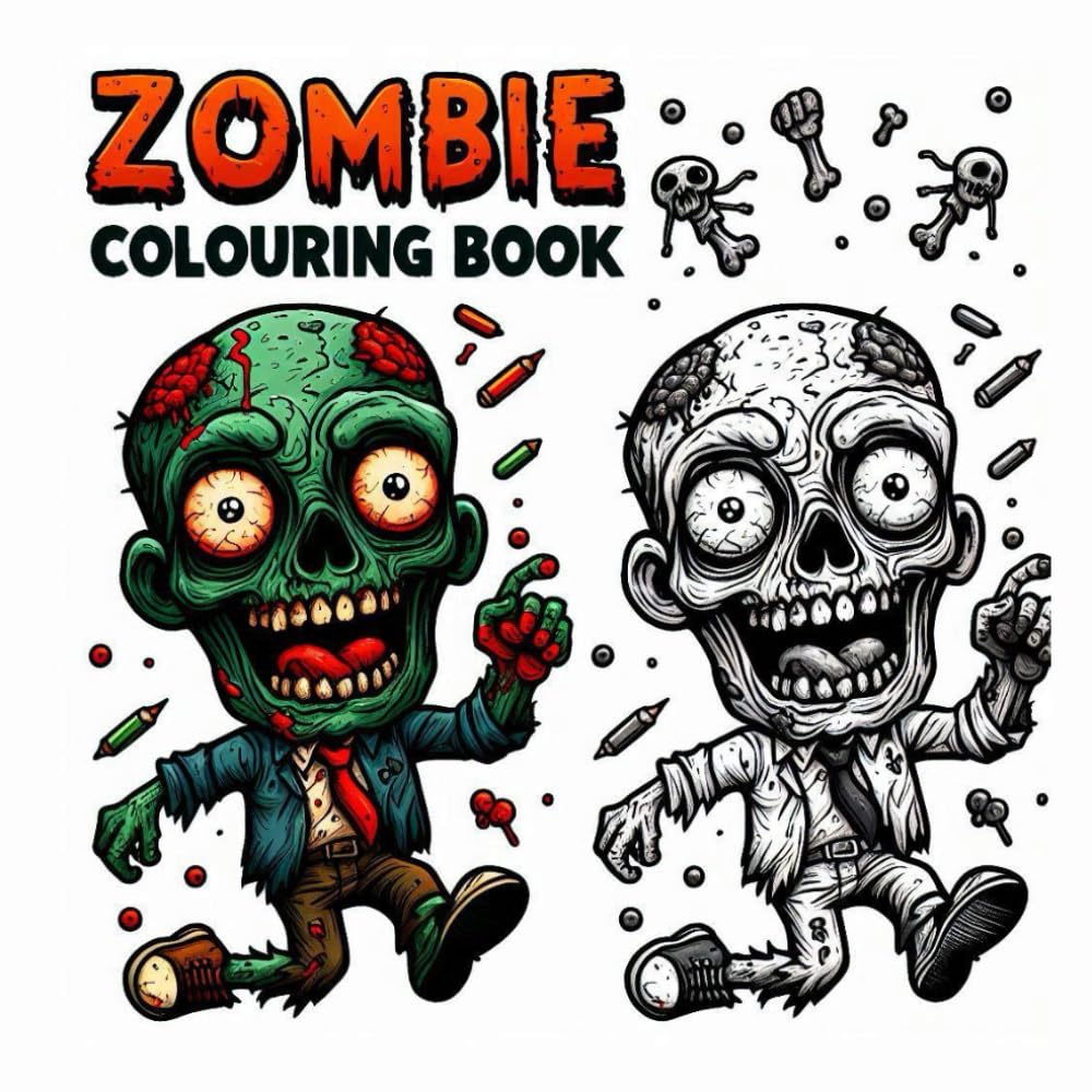 The Infectious Zombie Colouring Book: 50 Morbid Zombies!