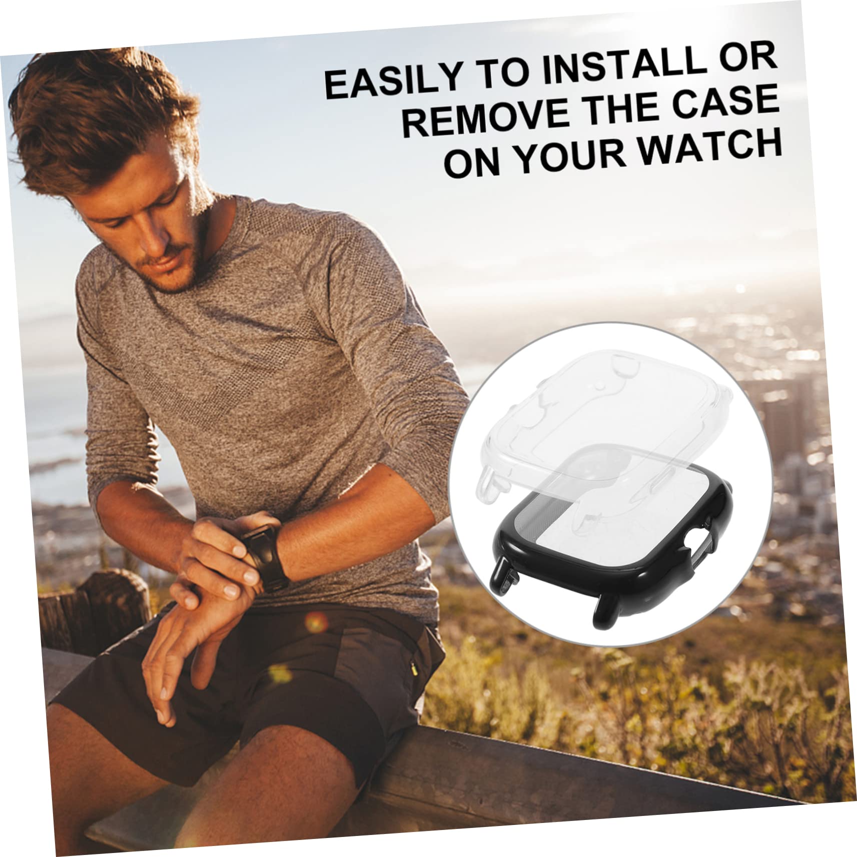 Housoutil 20pezzi Custodia Protettiva Per Smartwatch Trasparenti Cover e Installare Protezione Per e Urti