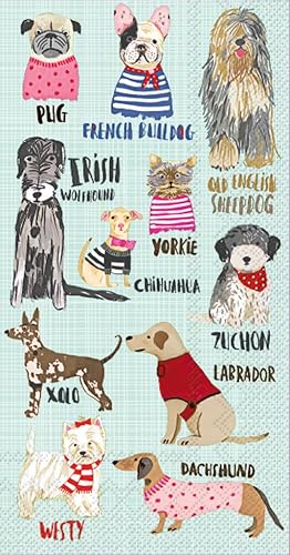 Ideal Home Range Juego de 2 servilletas de papel de 3 capas, 16 unidades