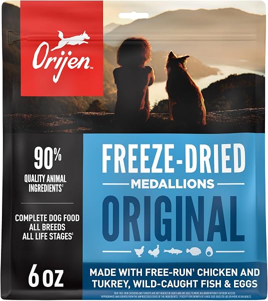 ORIJEN Freeze Dried Dog Food, Great for Adventures