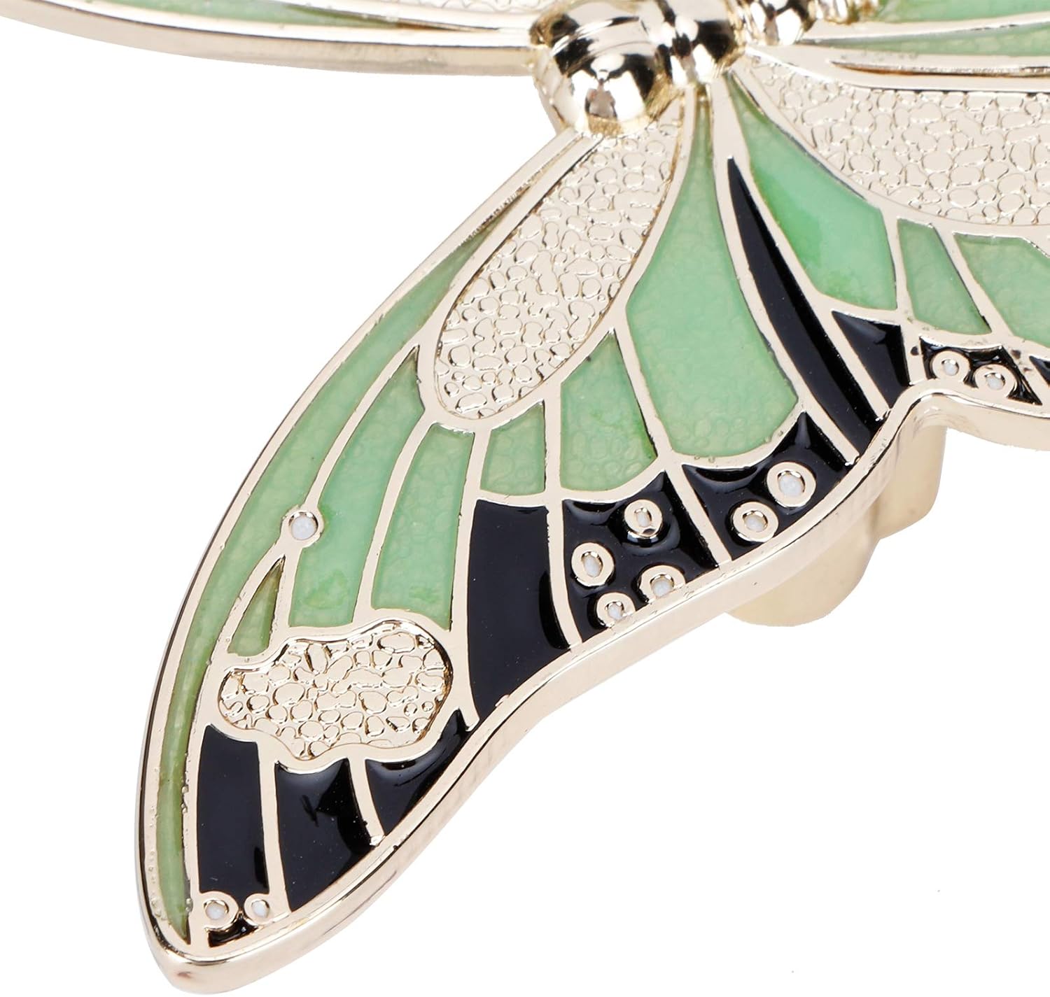 Hilitand Vintage Butterfly Drawer Knobs, Antique Drawer Pulls Retro Decor Cabinet Handle Knobs Cupboard Door Knobs(Light Green Luminous)