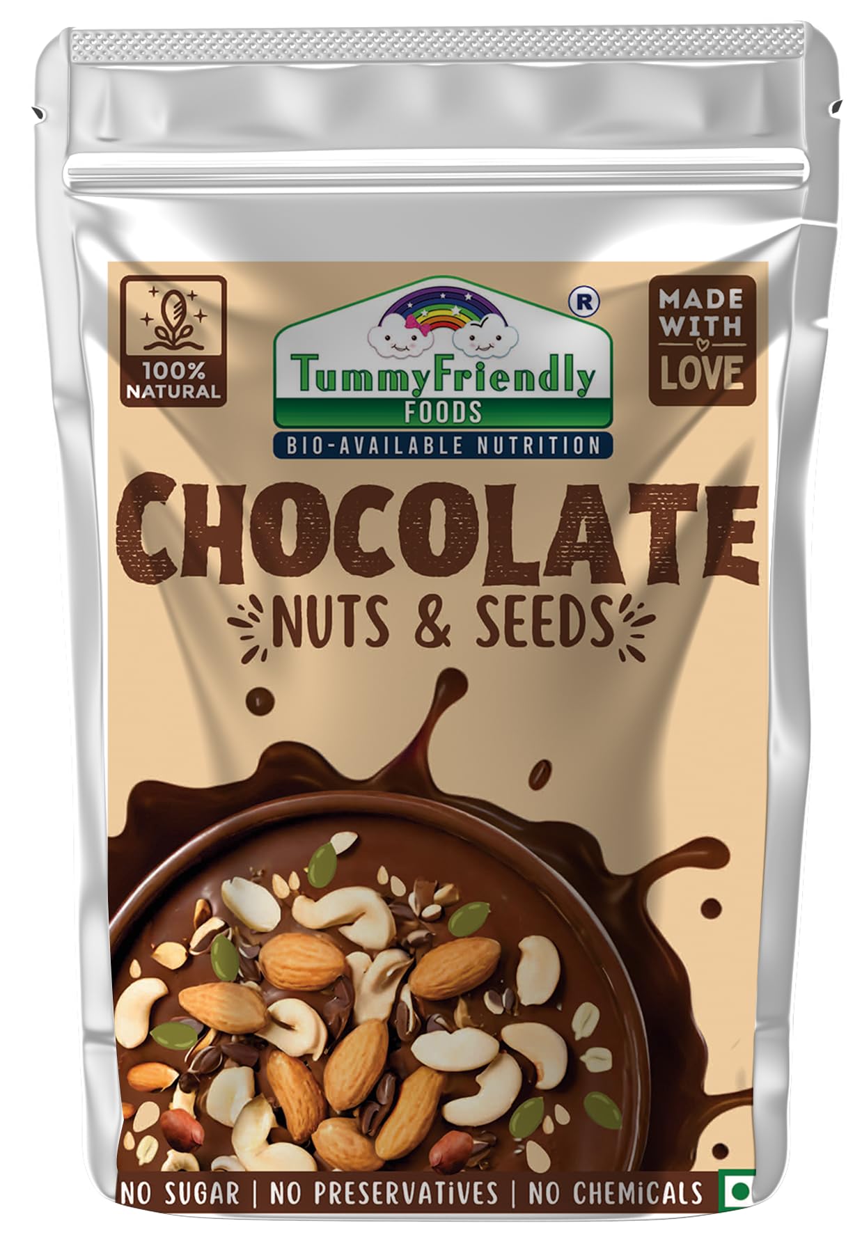 Tummy Friendly Chocolate Nuts and Seeds Mix. Healthy Snacks for kids, Toddlers, Adults. Travel friendly snacks for kids. Healthy Chocolate Snacks for Kids, adults (ChocoNutsSeeds- 65g) (B0D8VZ599S) Amazon Price History, Amazon Price Tracker