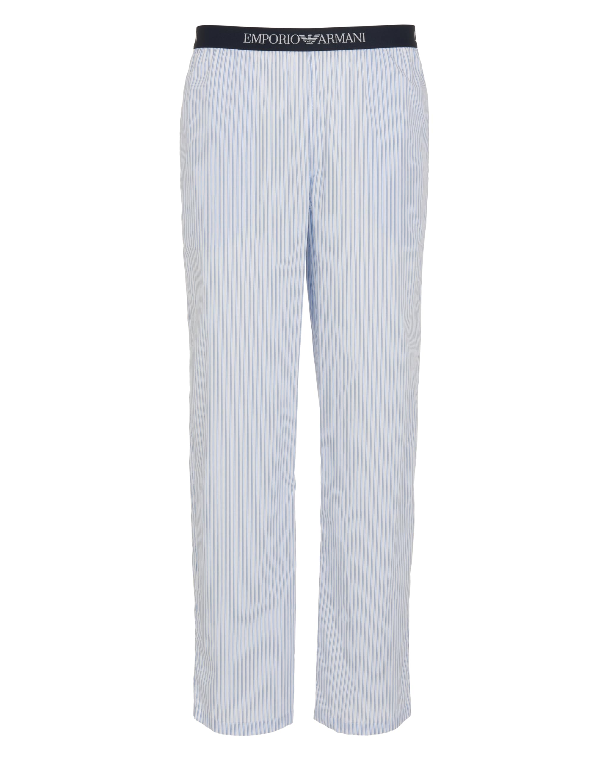 Emporio Armani Yarn Dyed Woven Long Pajamas Pantalone del Pigiama Uomo