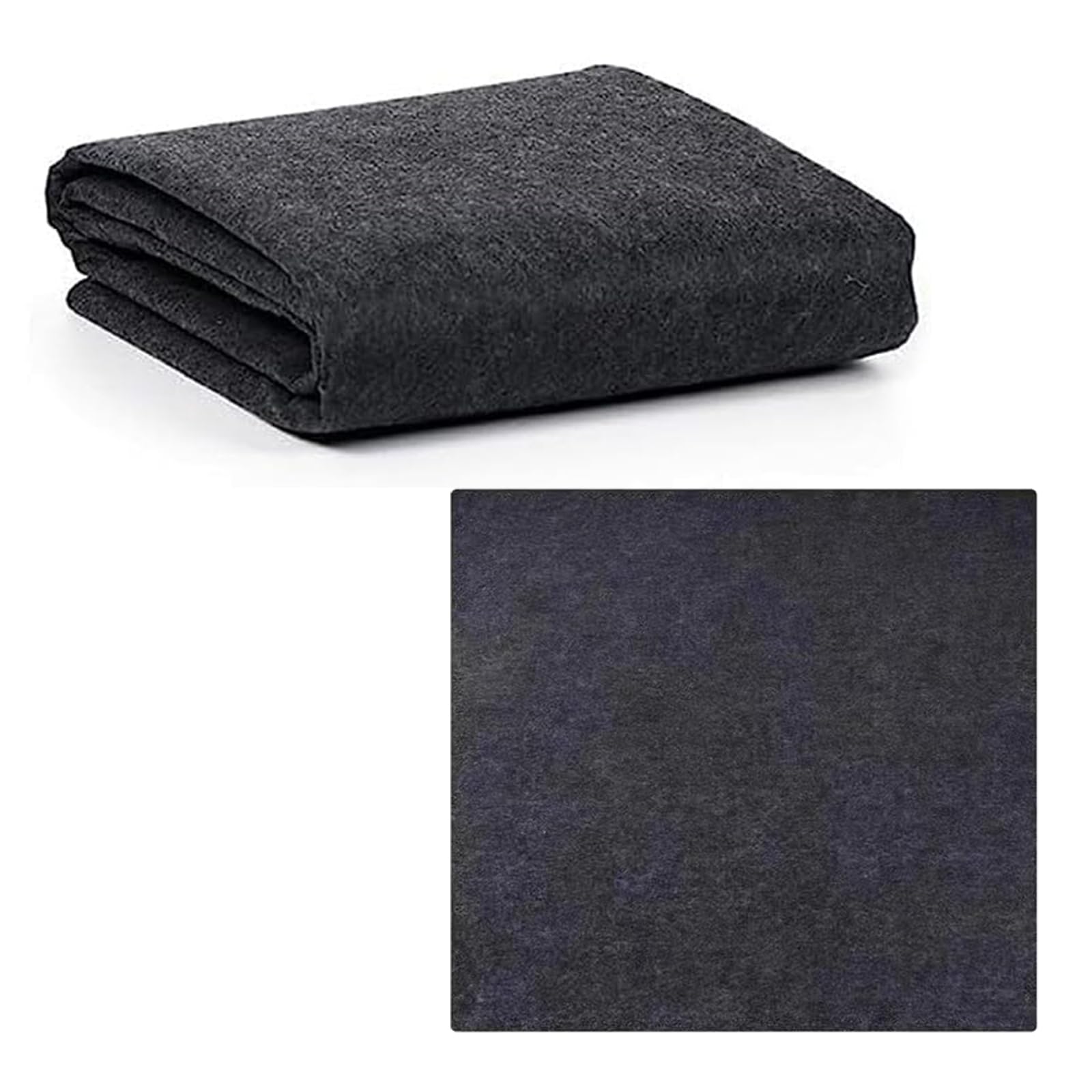 Amazon | 200*250cm 屋外物置マット 黒とグレーのフェルトフロアマット 