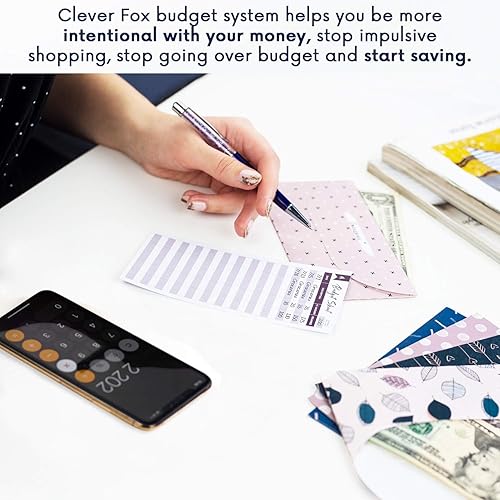 Miniatura 10 de Sobres para dinero en efectivo Clever Fox Colores Variados,Chic,Jazzy