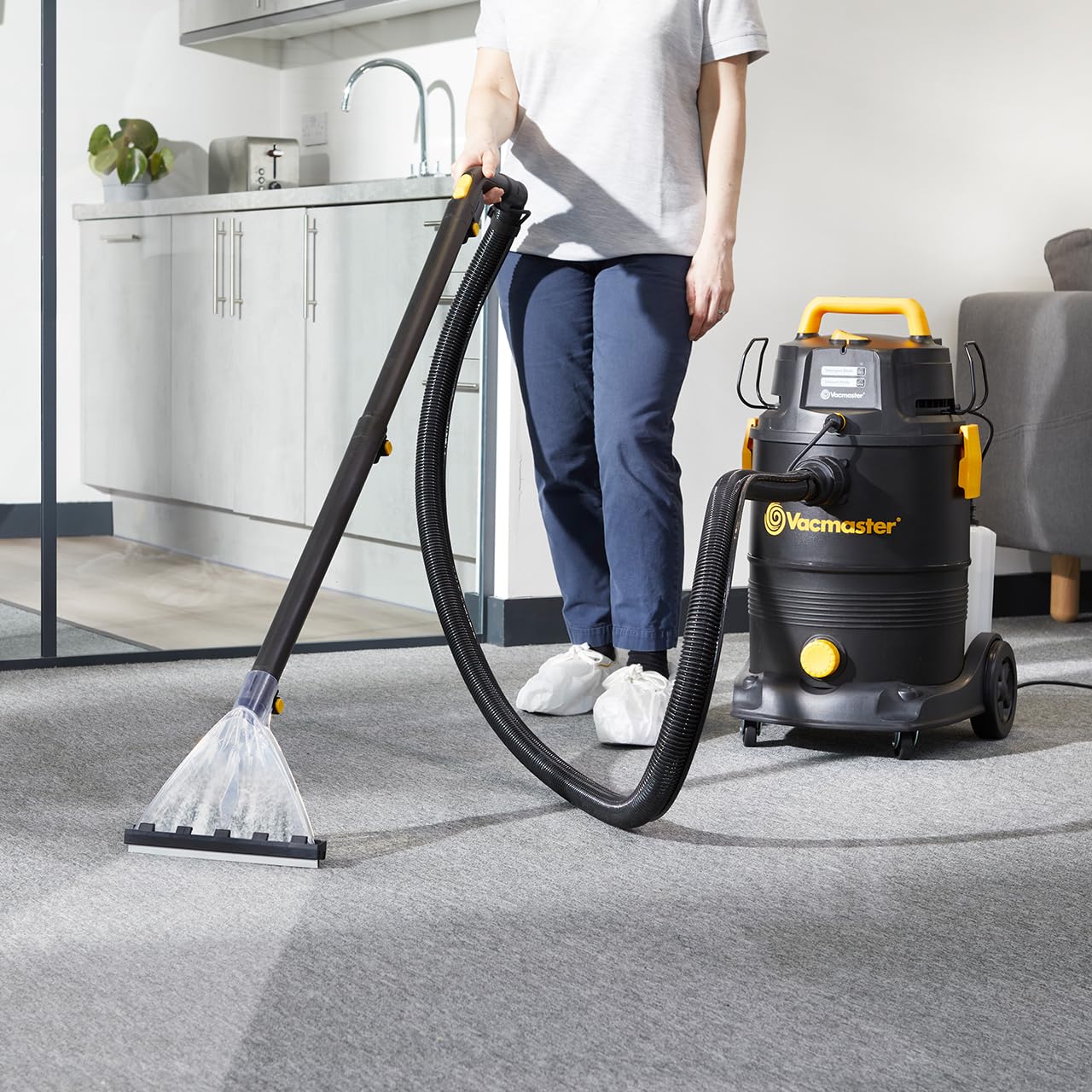 Vacmaster VK1330PWR 1300W 3-in-1 Waschsauger Nass Trockensauger mit Dual-Tank-Design Bodenreiniger Für Hartböden Teppiche 30 L – Bild 7