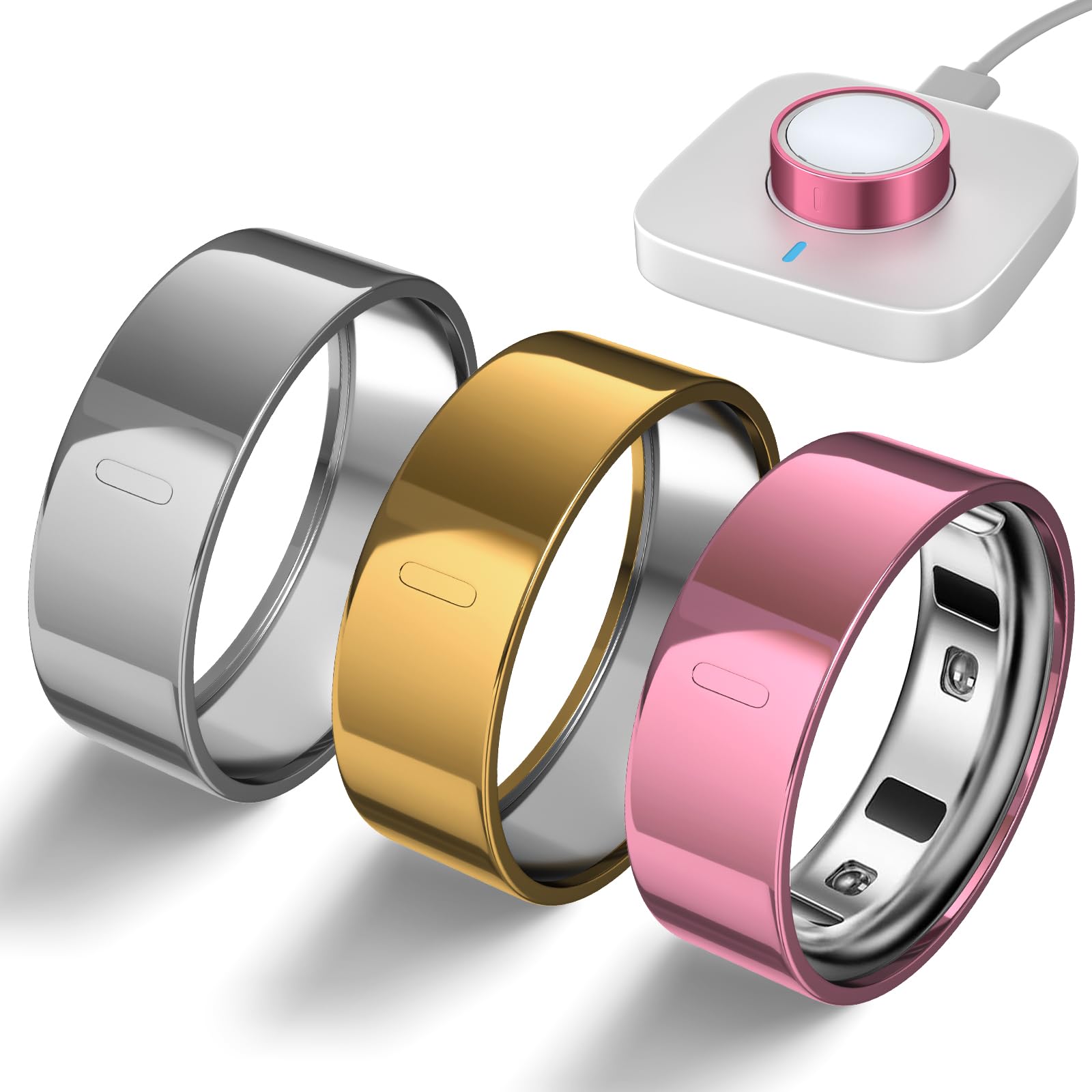 sylacor 3 Pack Ring Cover Compatible with Oura Ring Gen 4/Gen 3 Horizon/Heritage, Upgraded Anti-Scratch TPU Protector for Men Women, NOT for Oura Ring 4 Ceramic — view 9