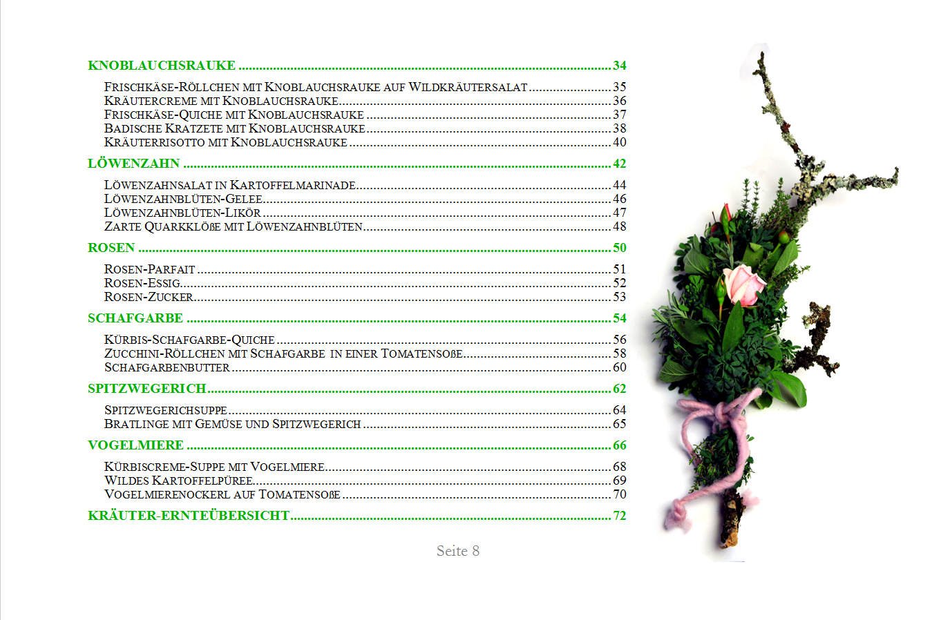 Zaubern mit Kräutern (Folge 1): Kräuterkochbuch mit 34 Rezepten aus 9 verschiedenen Wildkräutern