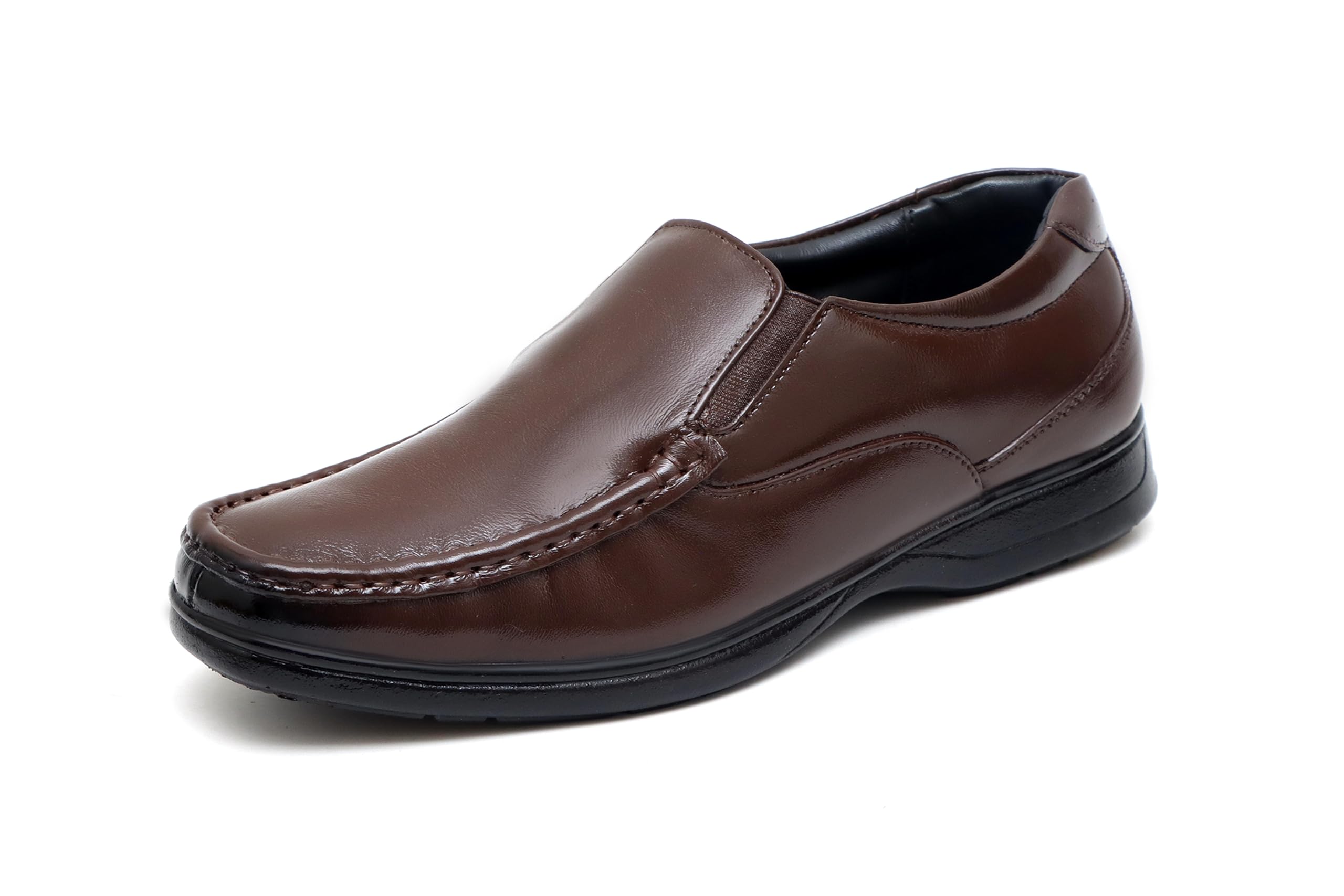 aramish Men's Real Genuine Leather Moccasin Formal Shoes-picture-32