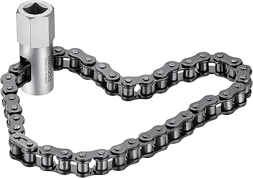 Teng Tools Herramienta de llave de extracción de filtro de aceite resistente de 1/2 pulgada - 9120HD