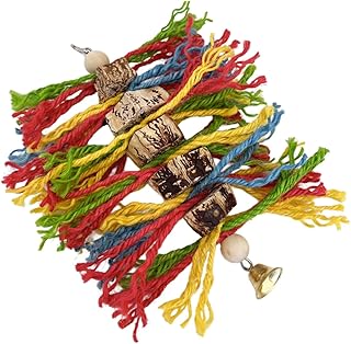Balacoo Brinquedo De Mascar Papagaio Brinquedos Para Animais De Estimação Brinquedo De Papagaio Brinquedos De Pássaro Pequeno Papagaio Brinquedo De Mordida Pendurado Brinquedo De Pássaro