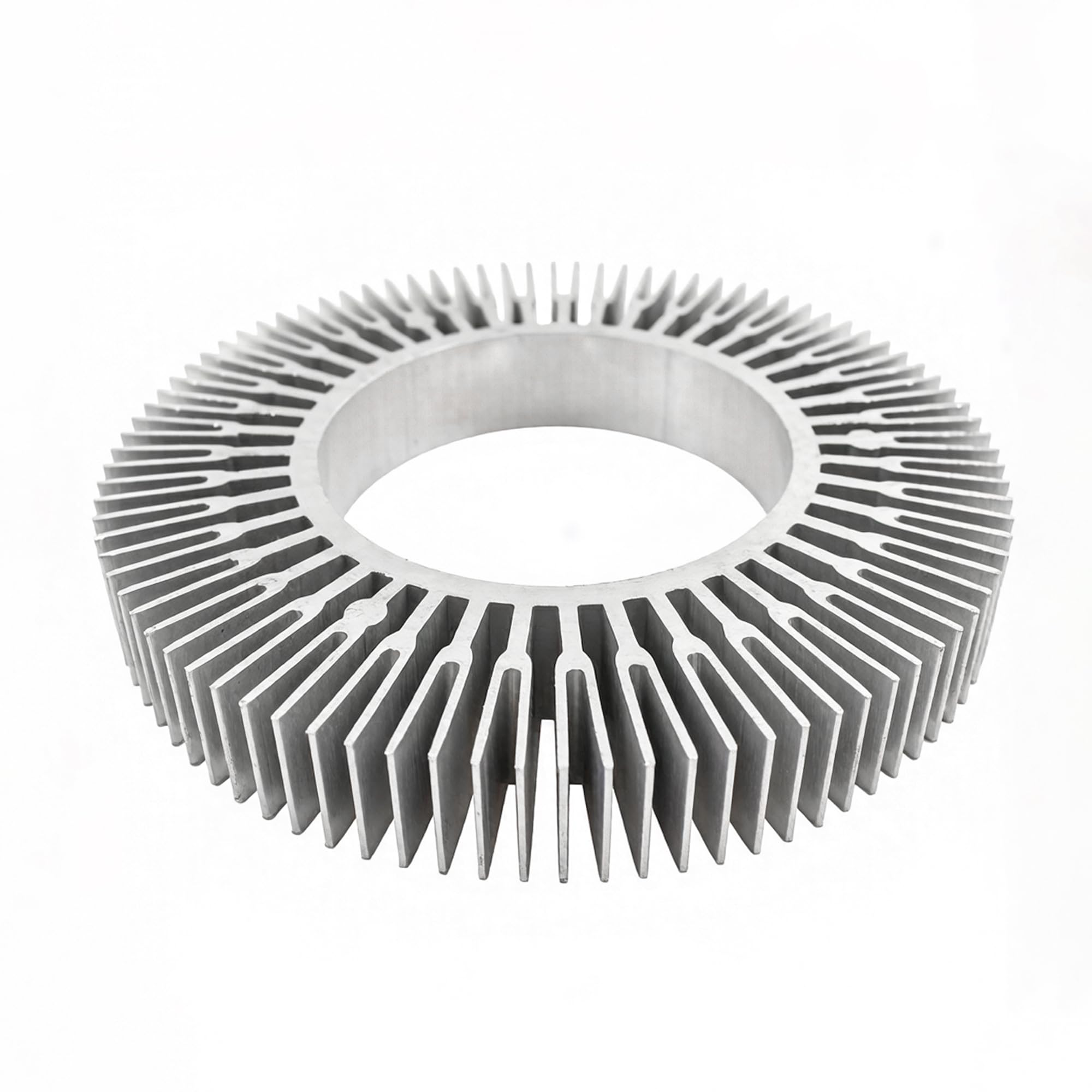CHANCS Dissipatore di calore 149mmOD 79mm(7/64") ID Radiatore 50mmH 2PCS | Estrusione rotonda di alluminio 60W-120W per raffreddamento elettronico
