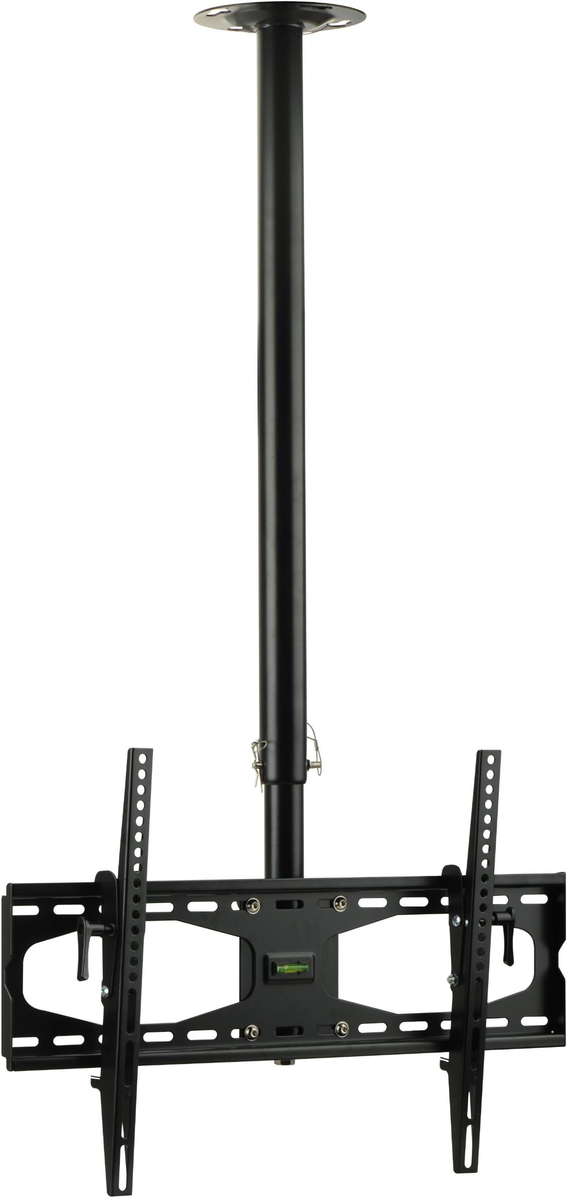 Cable Mountain Large Black TFT LCD TV Monitor Ceiling Mount Bracket for aprox 32" to 60" Screens