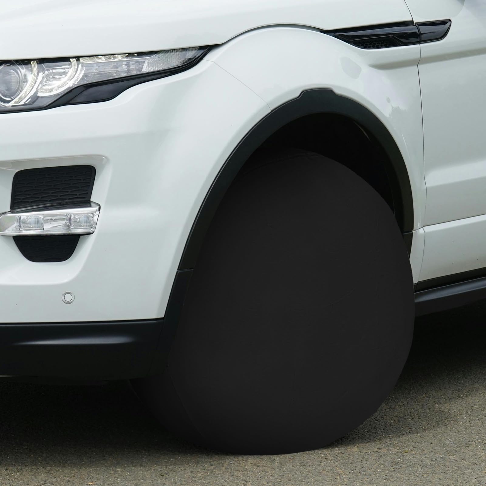 Garneck 4 Piezas Fundas para Neumáticos Cubiertas Protectoras Exteriores de Oxford Resistente para Ruedas de Camión SUV Remolque Caravana y Autocaravana