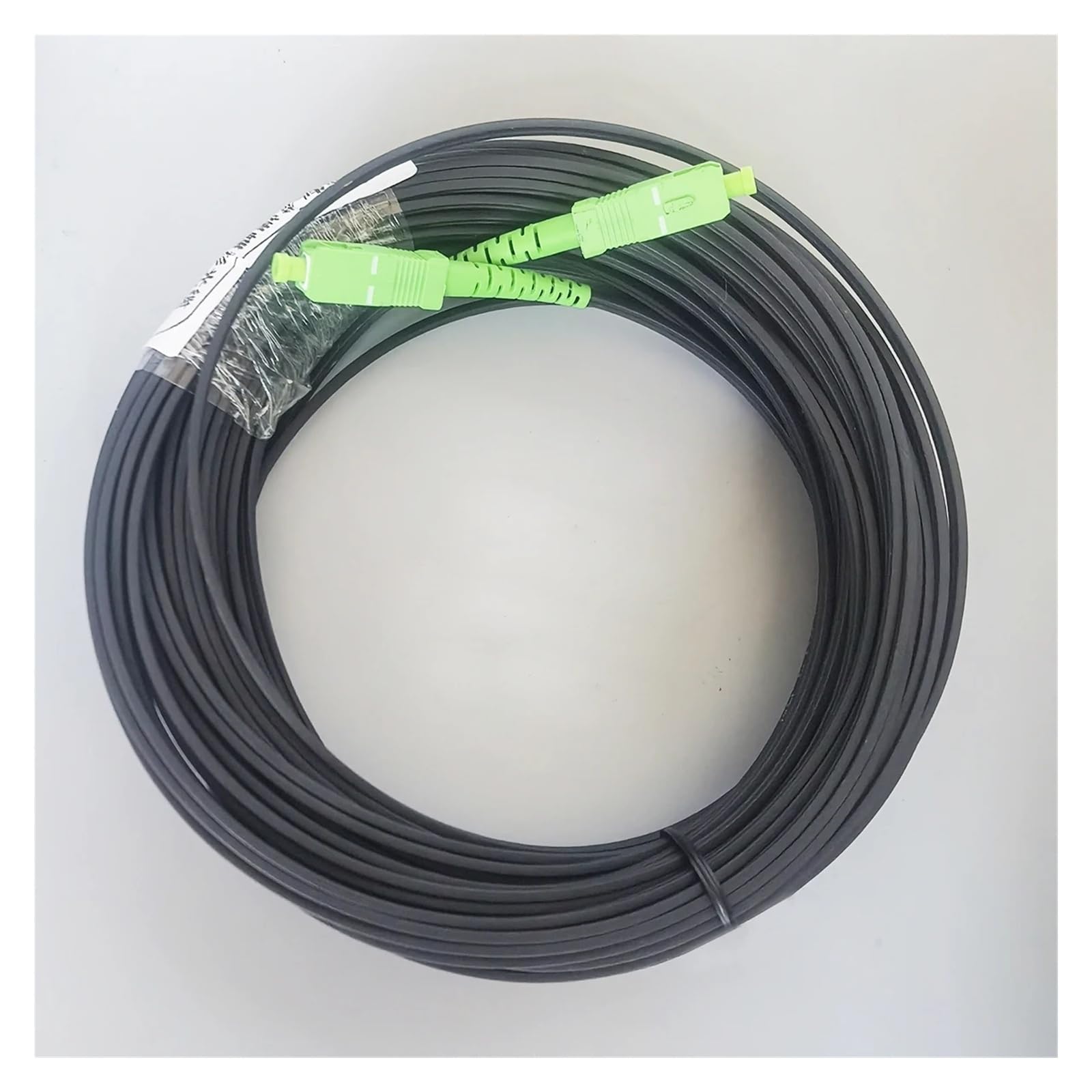 Cable de conexión de Fibra óptica monomodo SC/APC a SC/APC - Cable de acometida Interior de 10 m a 60 m(20M)