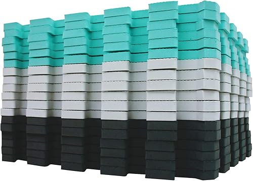 Miniatura 2 de MQIAOHAM - Tapetes de juego para bebe, tapete de espuma en forma de rompecabezas para ejercicio, hogar y equipo de gimnasio, juguete suave para bebe