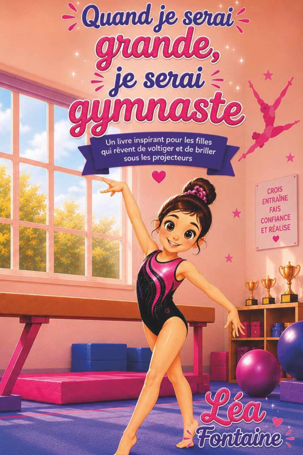 Quand je serai grande, je serai gymnaste: Un livre inspirant pour les filles qui rêvent de voltiger et de briller sous les projecteurs