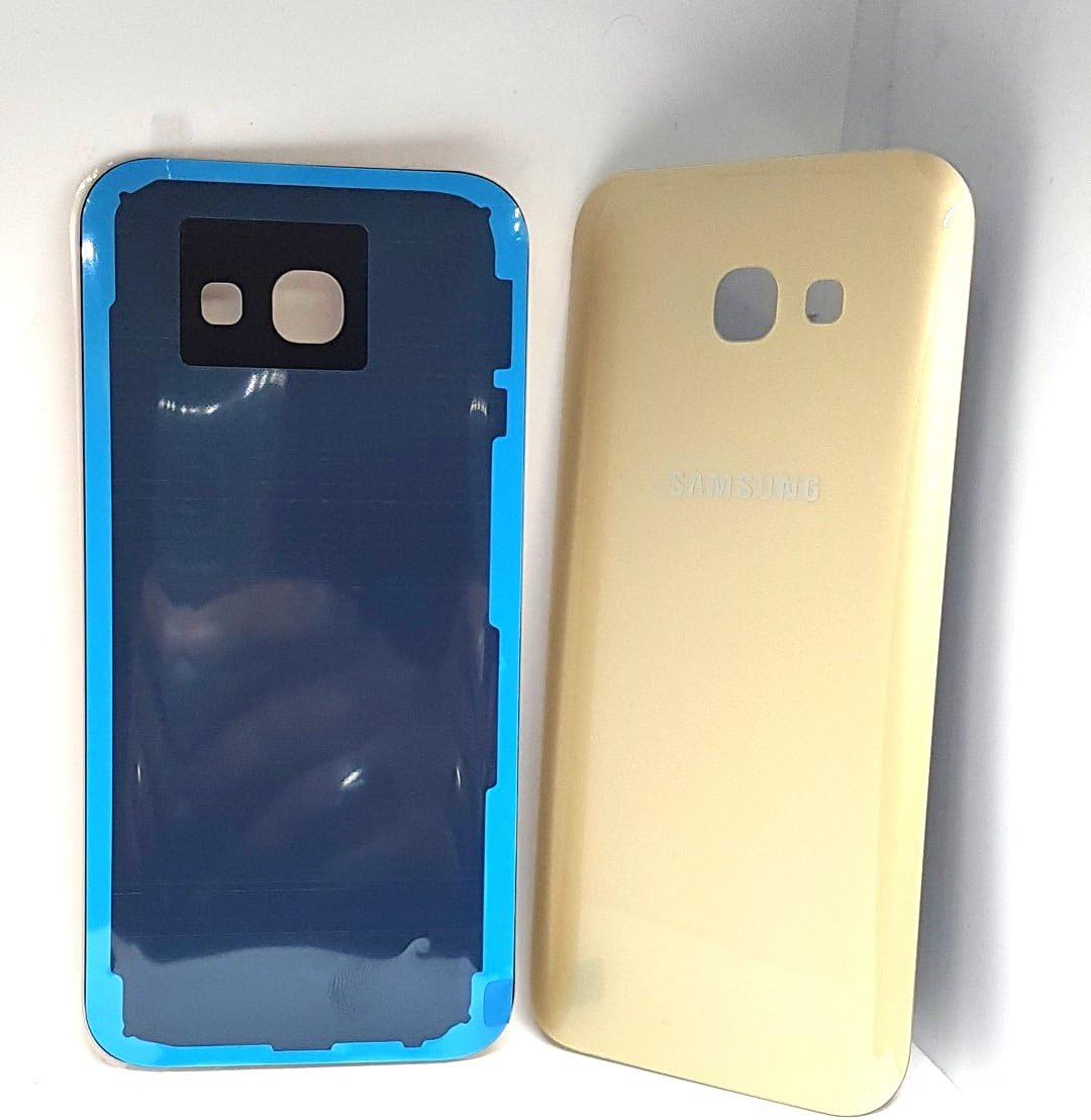 Gold Golden Back Rear Glass Replacement Battery Cover Housing With Adhesive Tape Glue For Samsung Galaxy A5 2017 SM-A520F A5 17 From MRQ UK